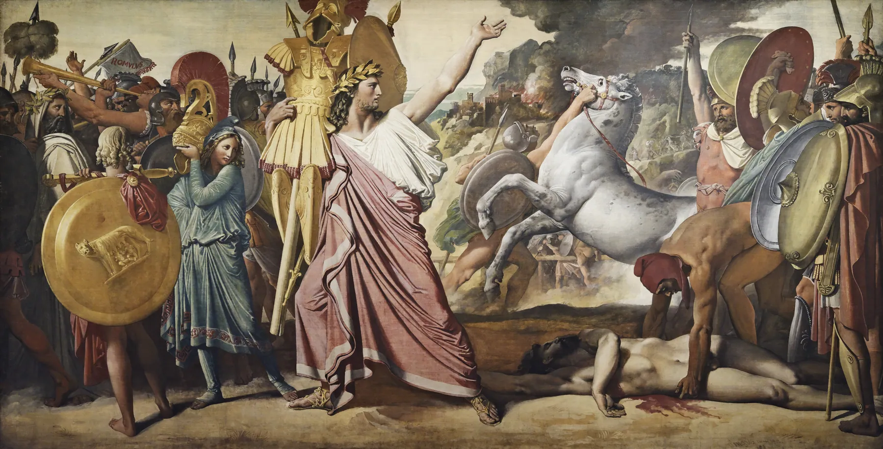 Rómulo vencedor de Acrón, de Jean-Auguste-Dominique Ingres