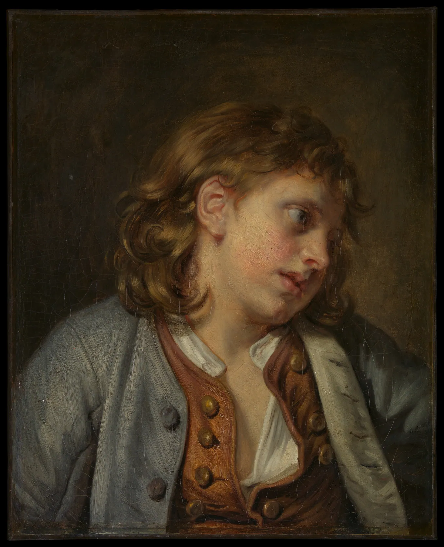 Cabeza de un niño, de Jean-Baptiste Greuze