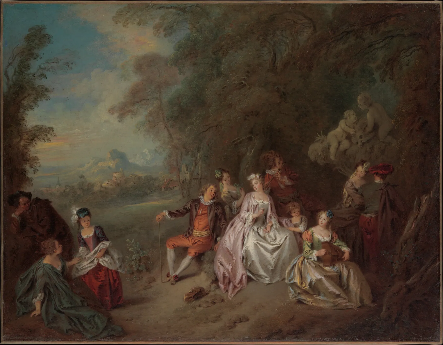 Concierto campestre, de Jean-Baptiste Joseph Pater