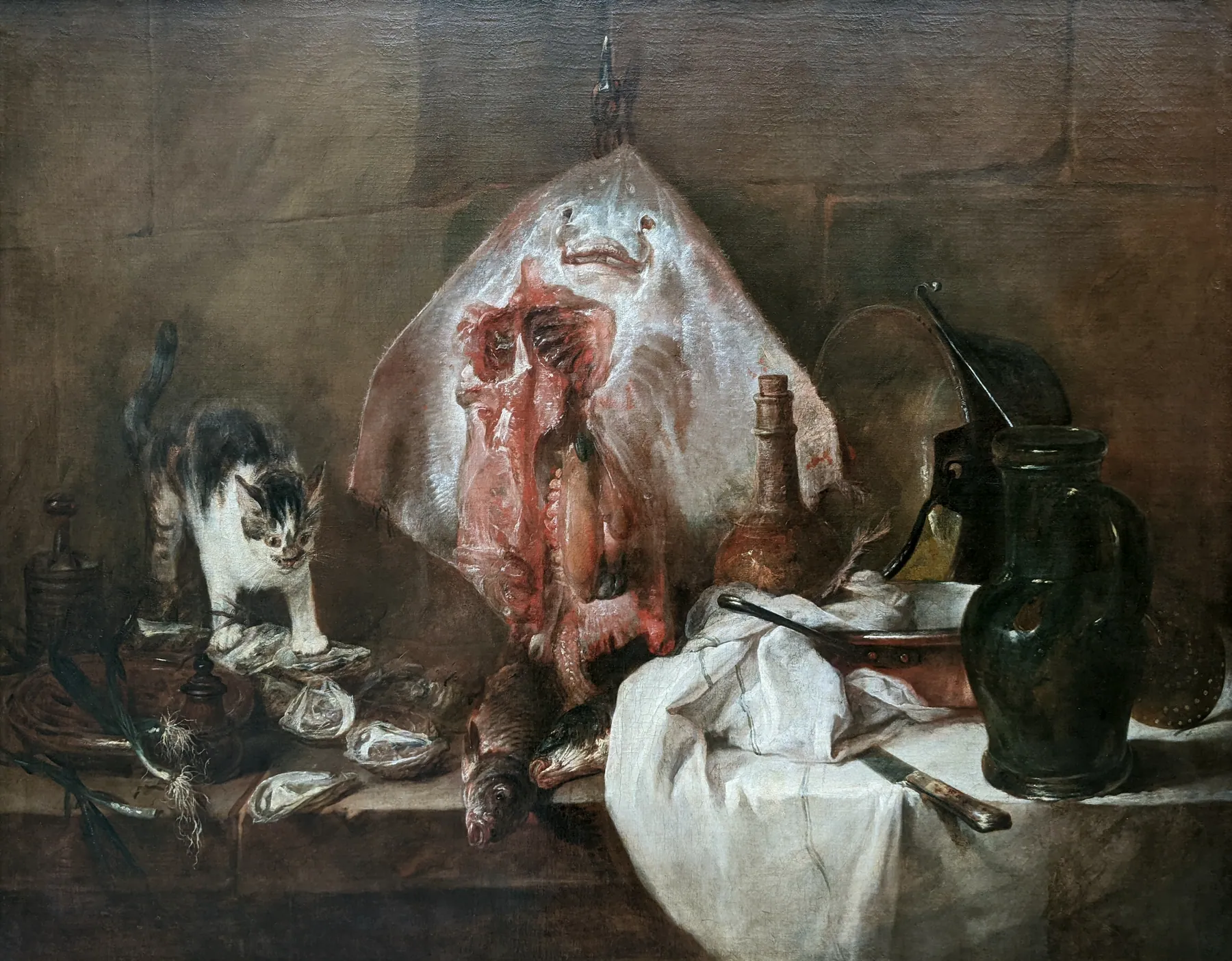 La raya, de Jean-Baptiste-Siméon Chardin