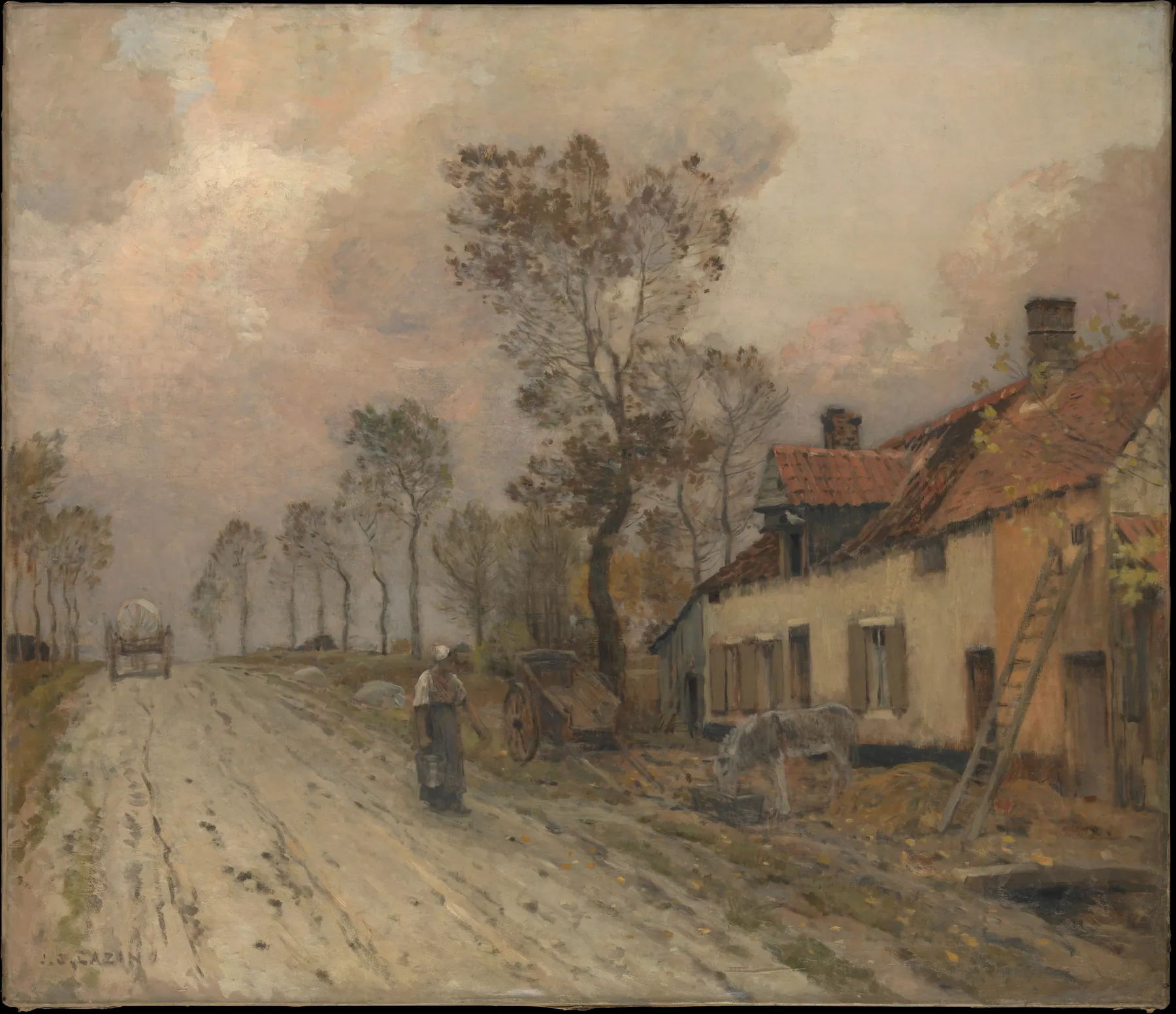 La carretera nacional en Samer, de Jean-Charles Cazin