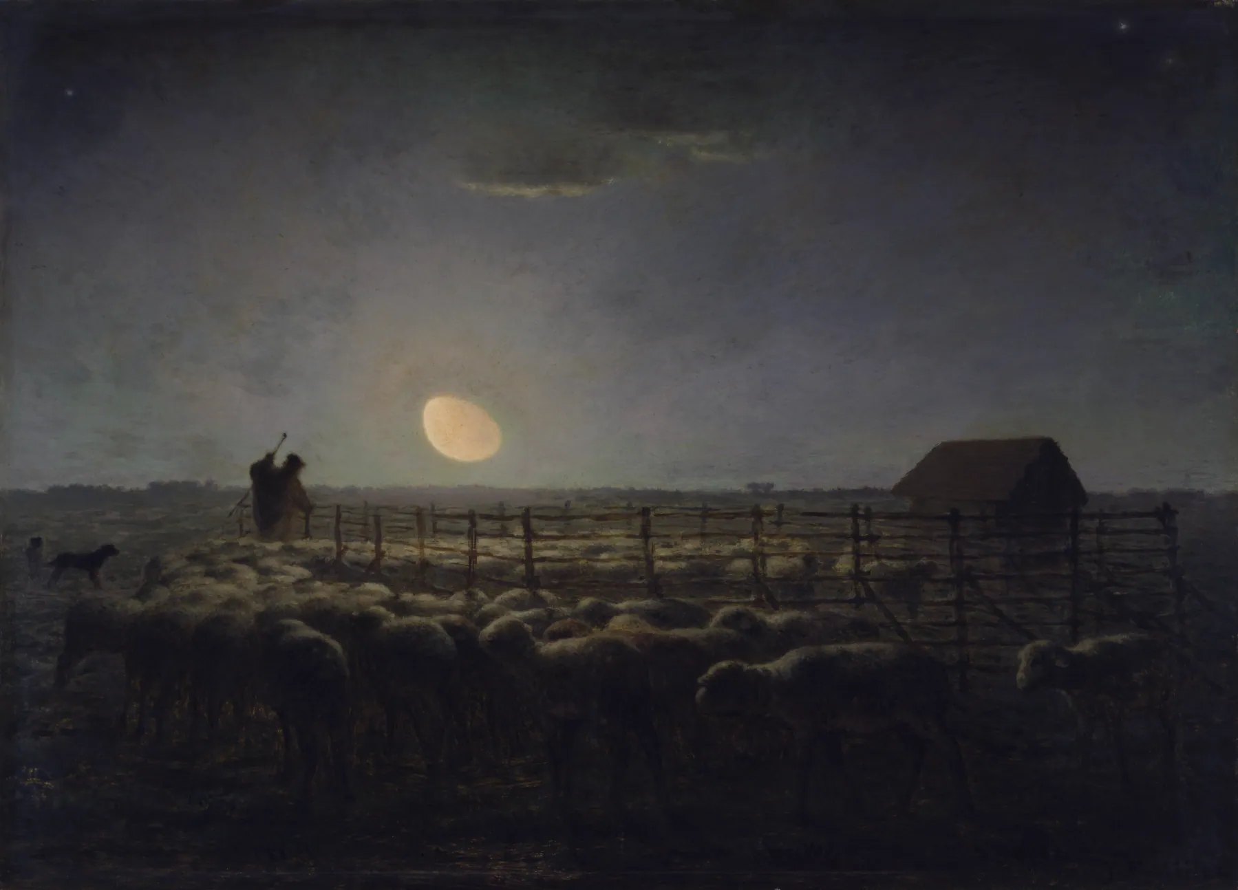 El rebaño de ovejas, de Jean-François Millet