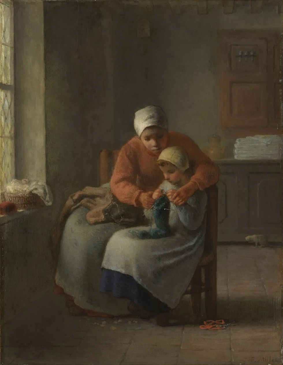 La costurera, de Jean-François Millet