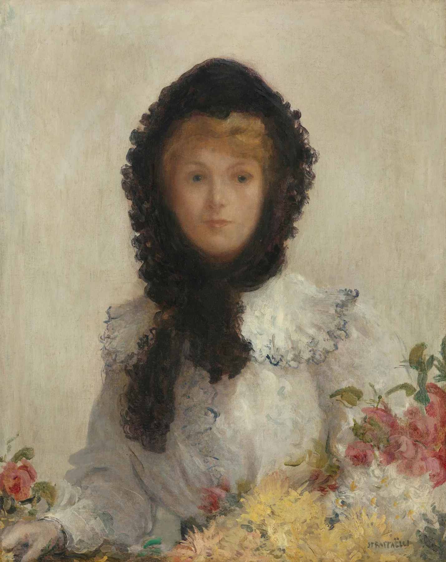 La florista, de Jean François Raffaëlli