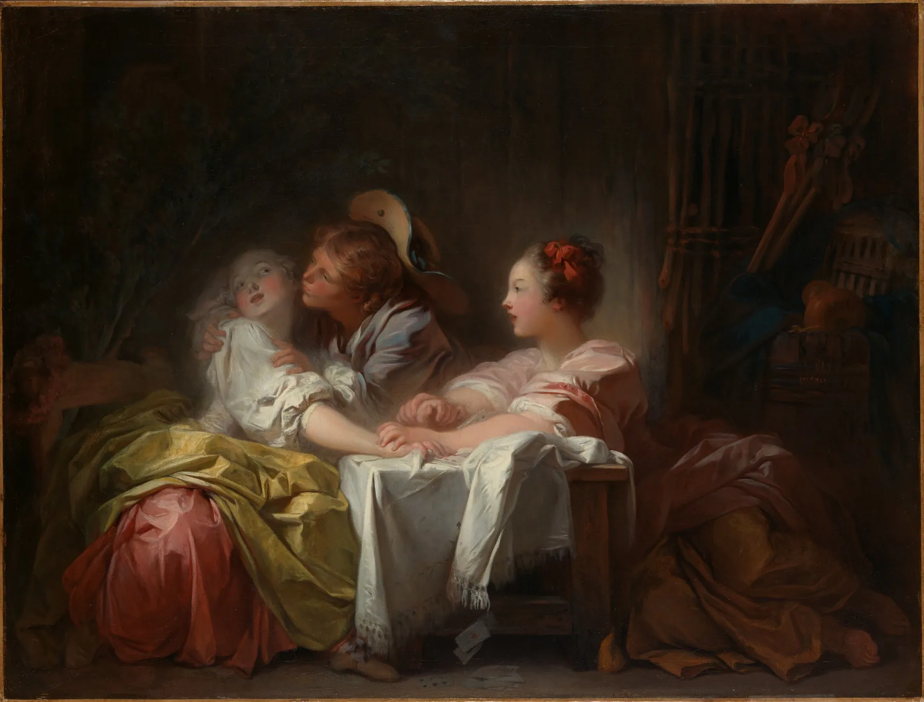 El beso robado, de Jean-Honoré Fragonard