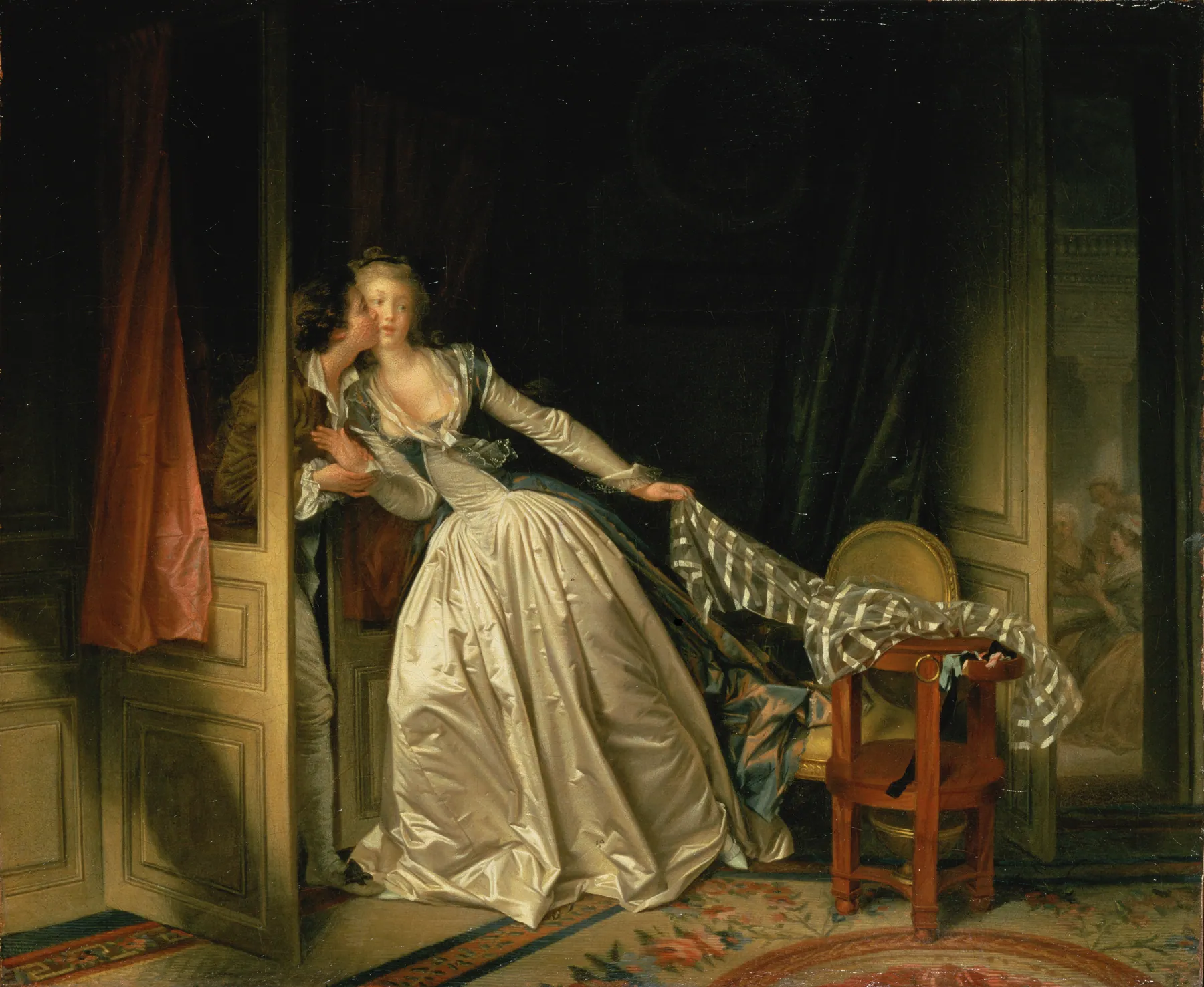 El beso robado, de Jean-Honoré Fragonard