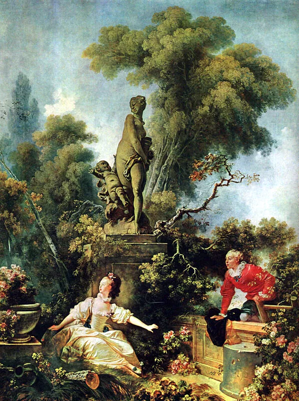 El juego del escondite, de Jean-Honoré Fragonard