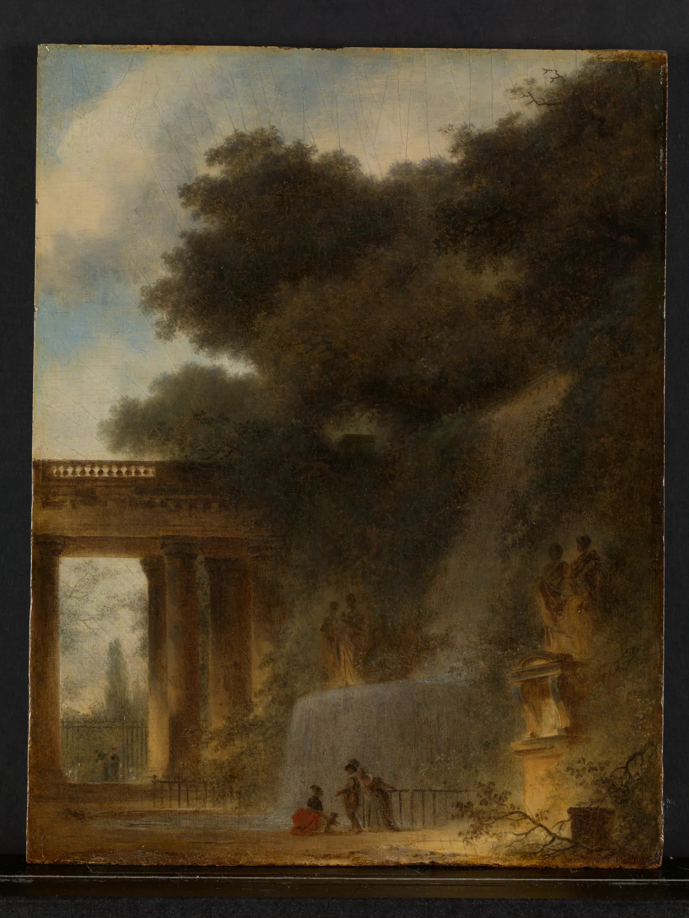 La cascada, de Jean-Honoré Fragonard