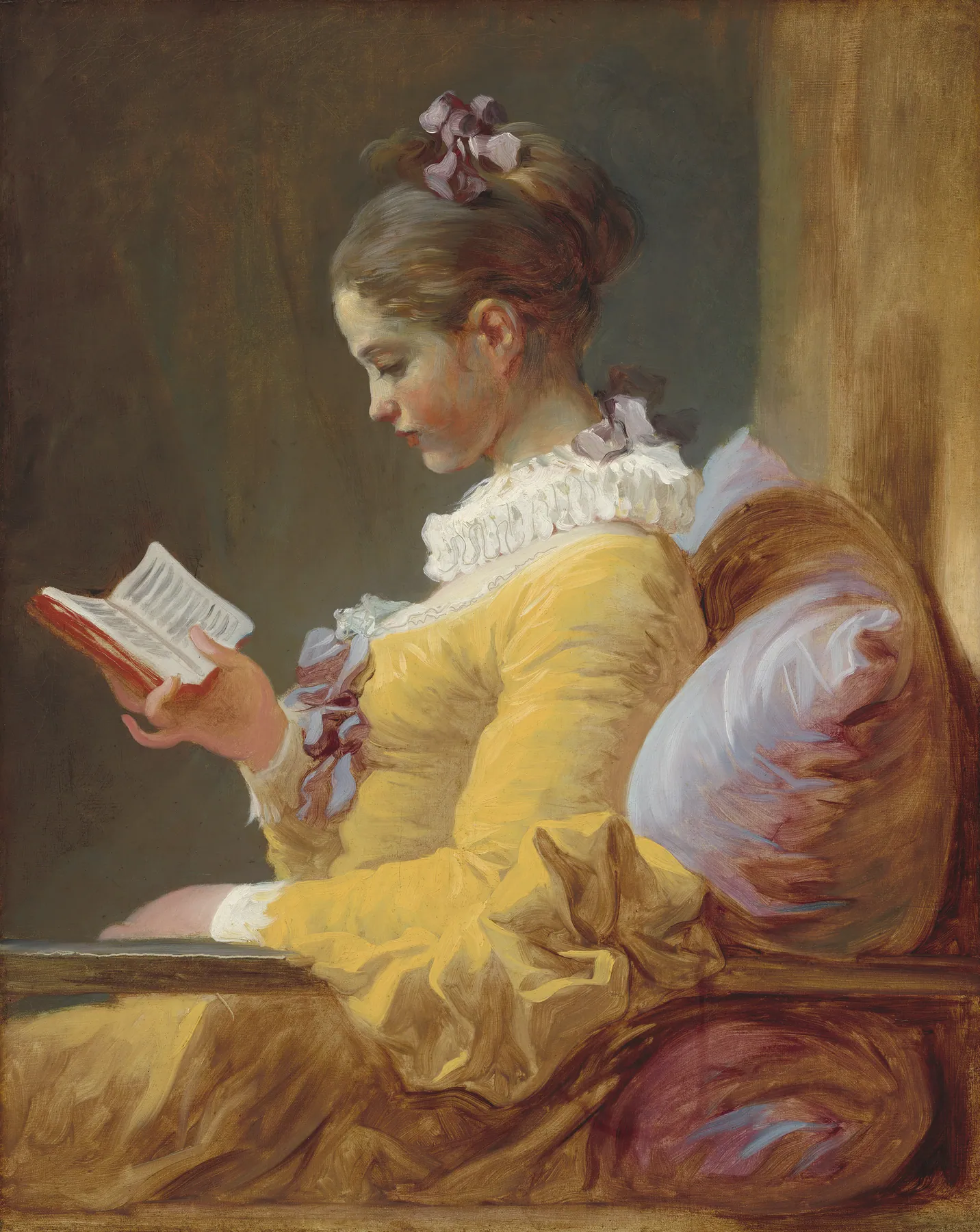 La lectora, de Jean-Honoré Fragonard