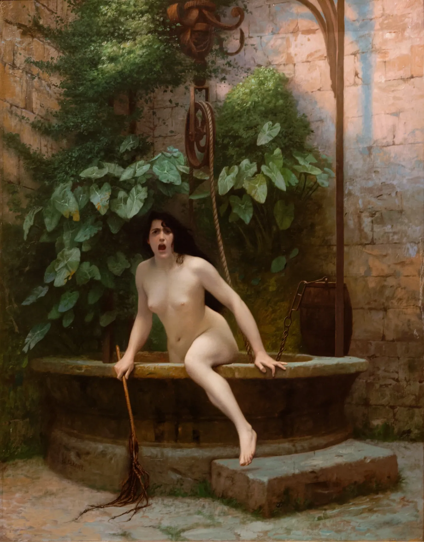 La verdad saliendo del pozo, de Jean-Léon Gérôme