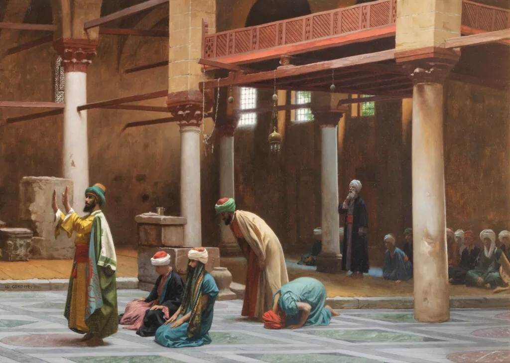 Rezo en la mezquita, de Jean-Léon Gérôme