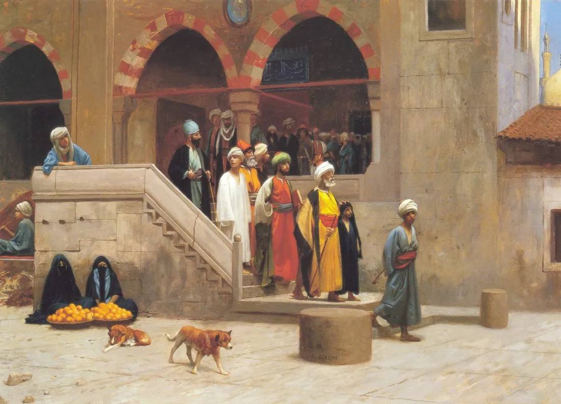 Salida de la mezquita, de Jean-Léon Gérôme