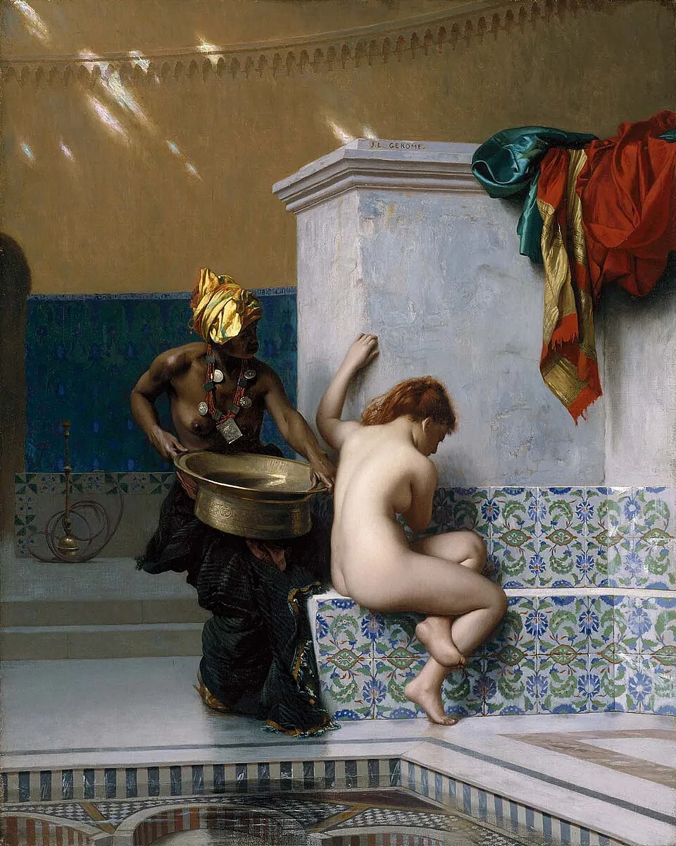 Un baño árabe, de Jean-Léon Gérôme