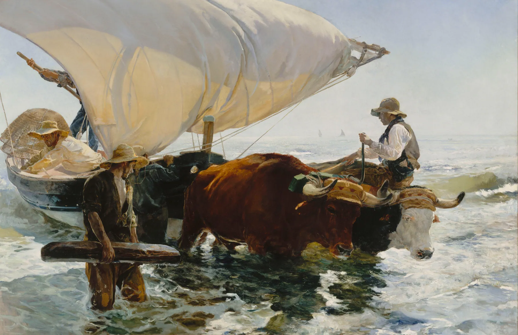 Pesca de arrastre o La vuelta de la pesca, de Joaquín Sorolla