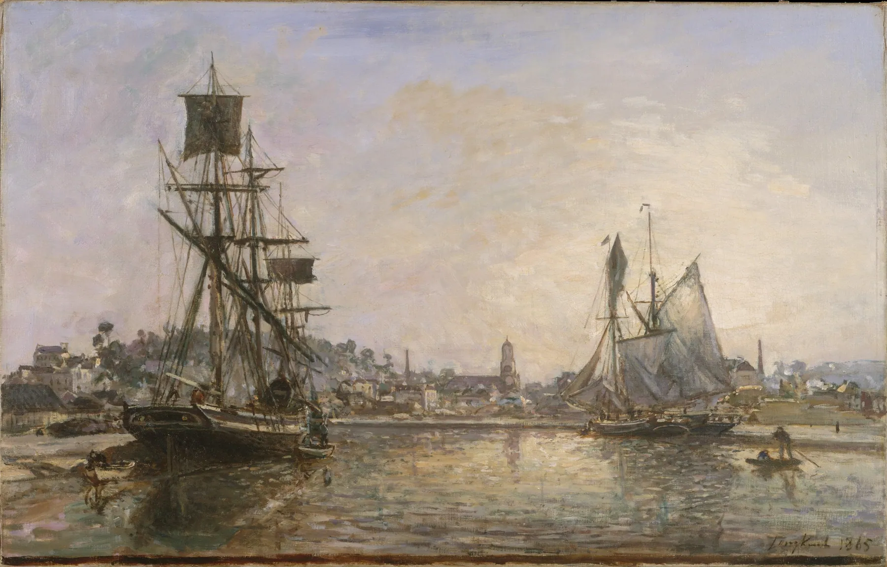 Honfleur, de Johan Barthold Jongkind