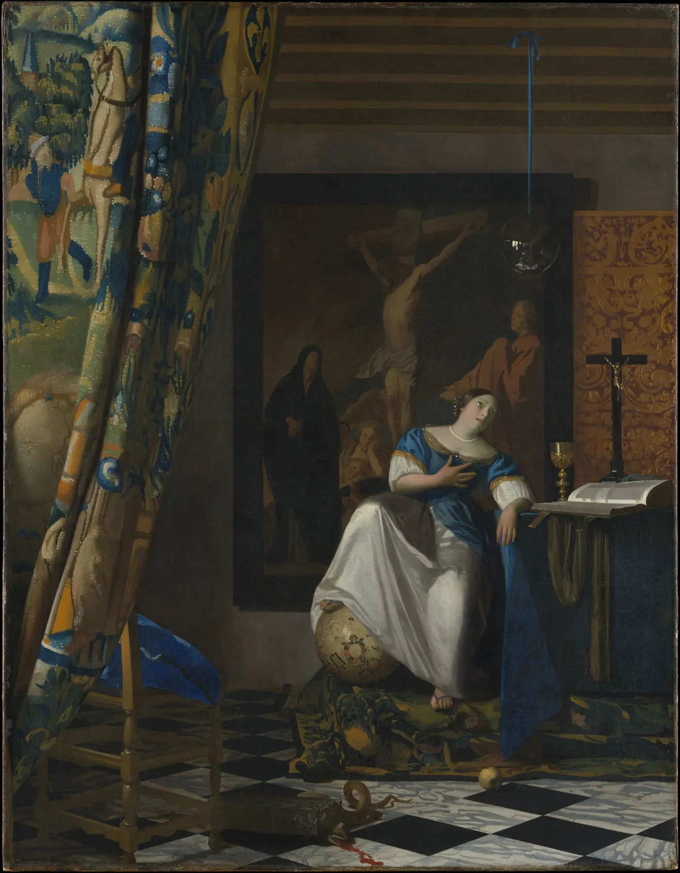 Alegoría de la fe católica, de Johannes Vermeer