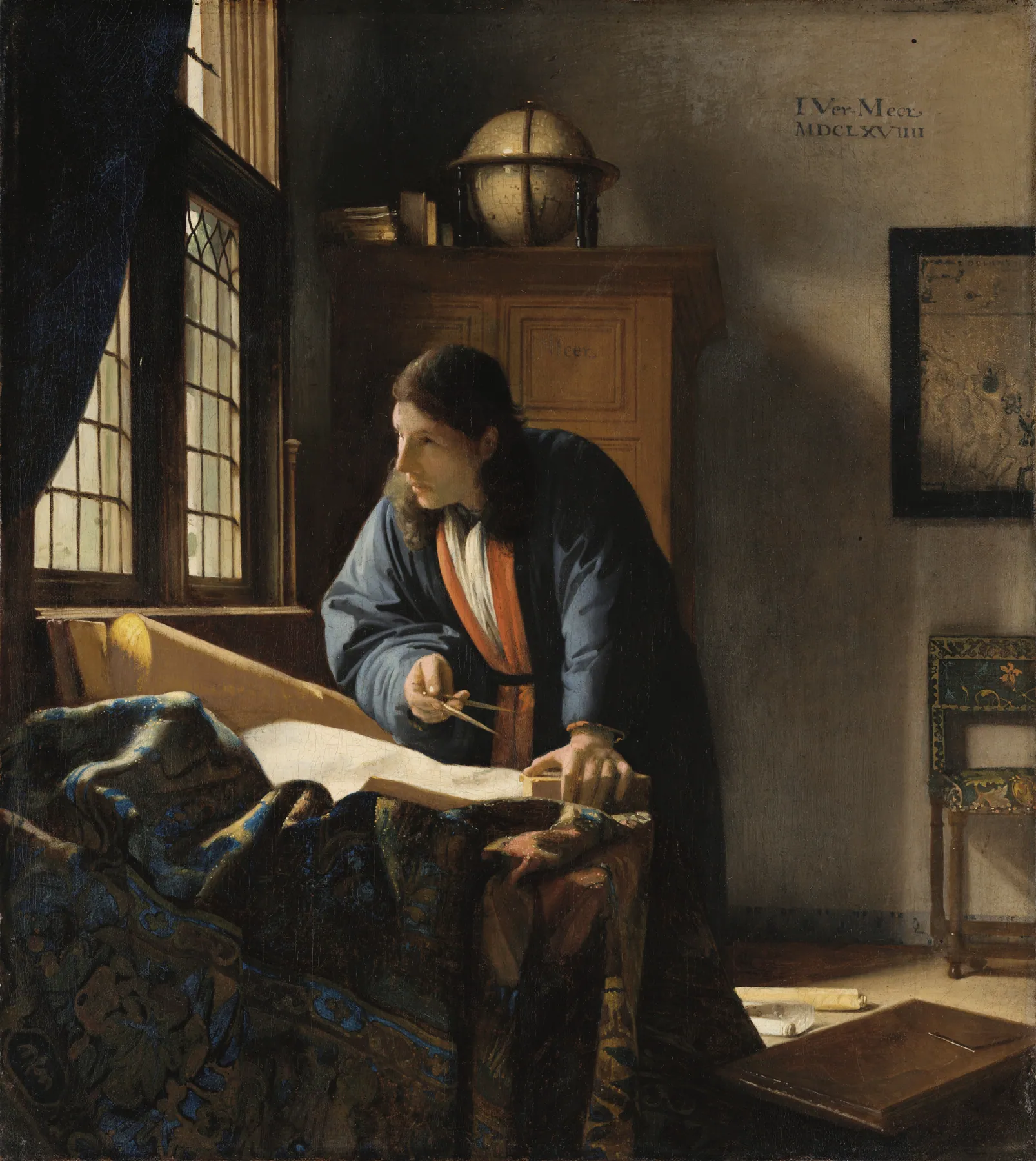 El geógrafo, de Johannes Vermeer