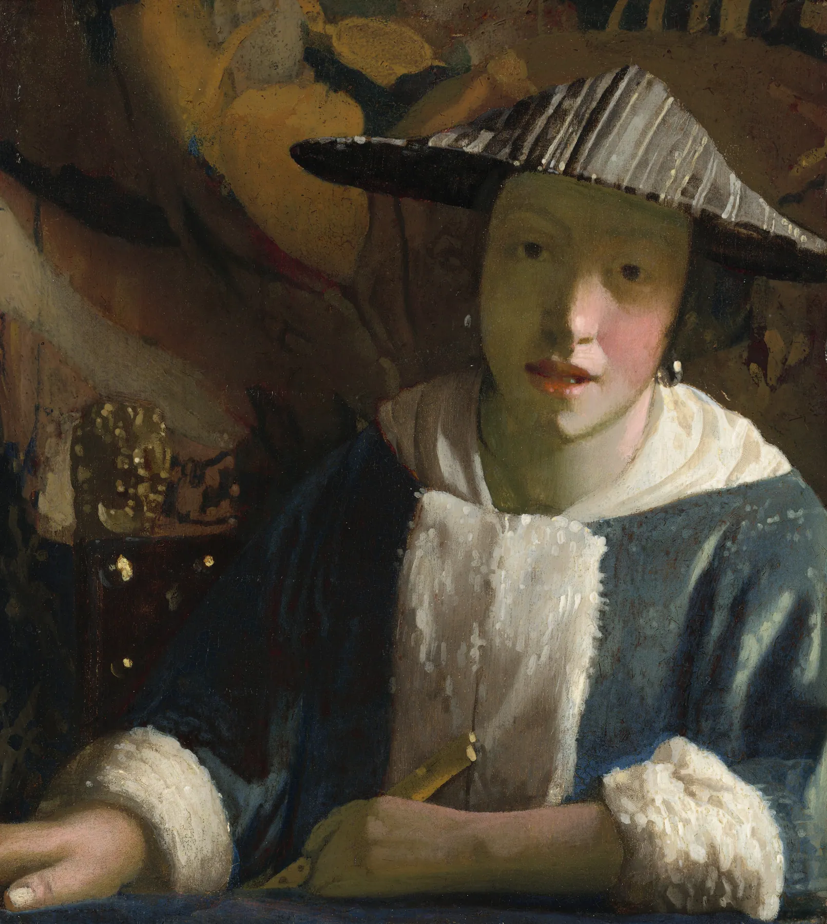 Muchacha con flauta, de Johannes Vermeer