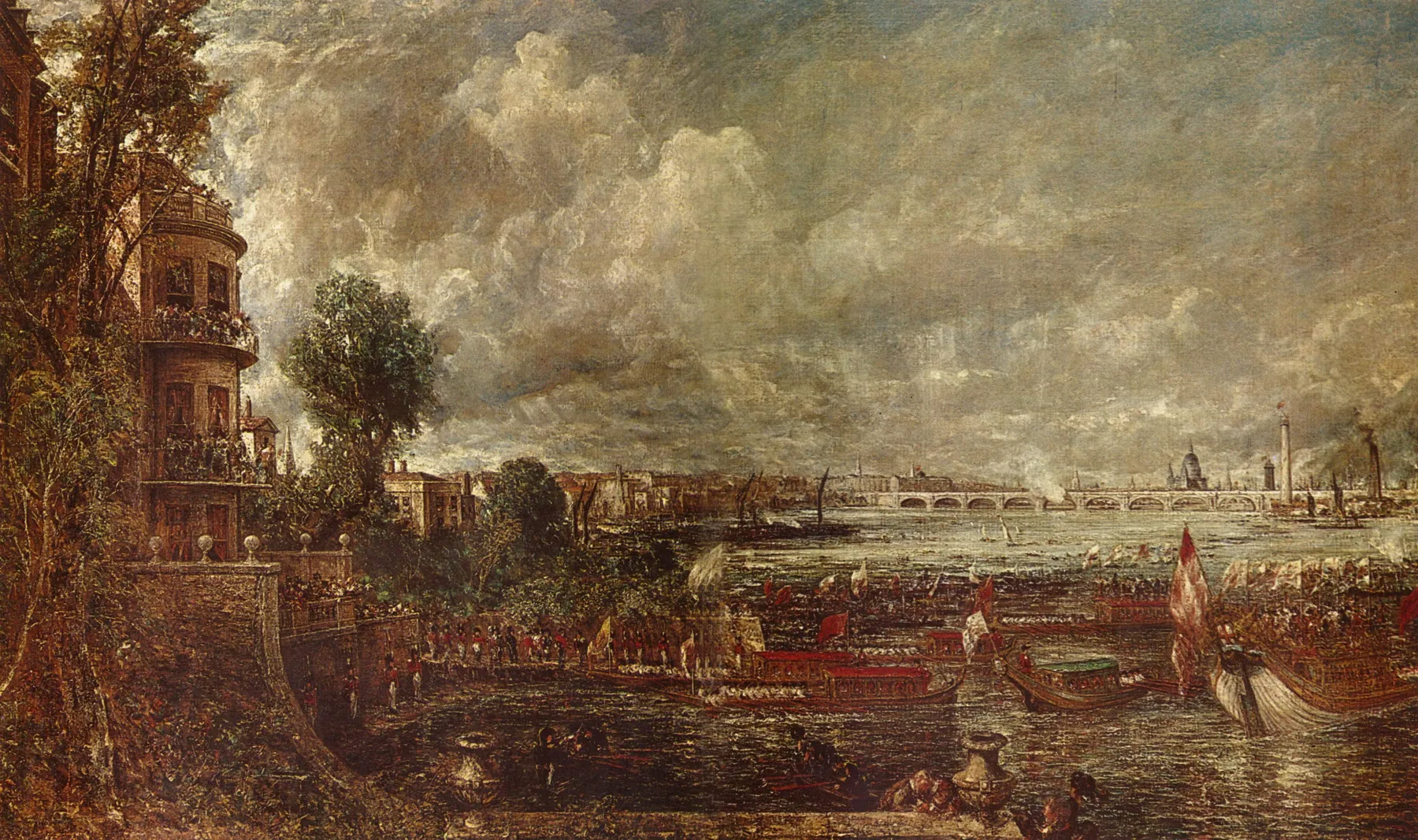 Inauguración del puente de Waterloo, de John Constable