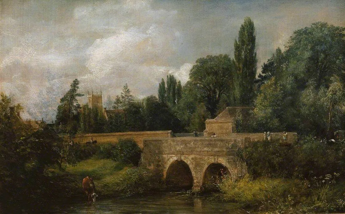 Puente en Gillingham, de John Constable