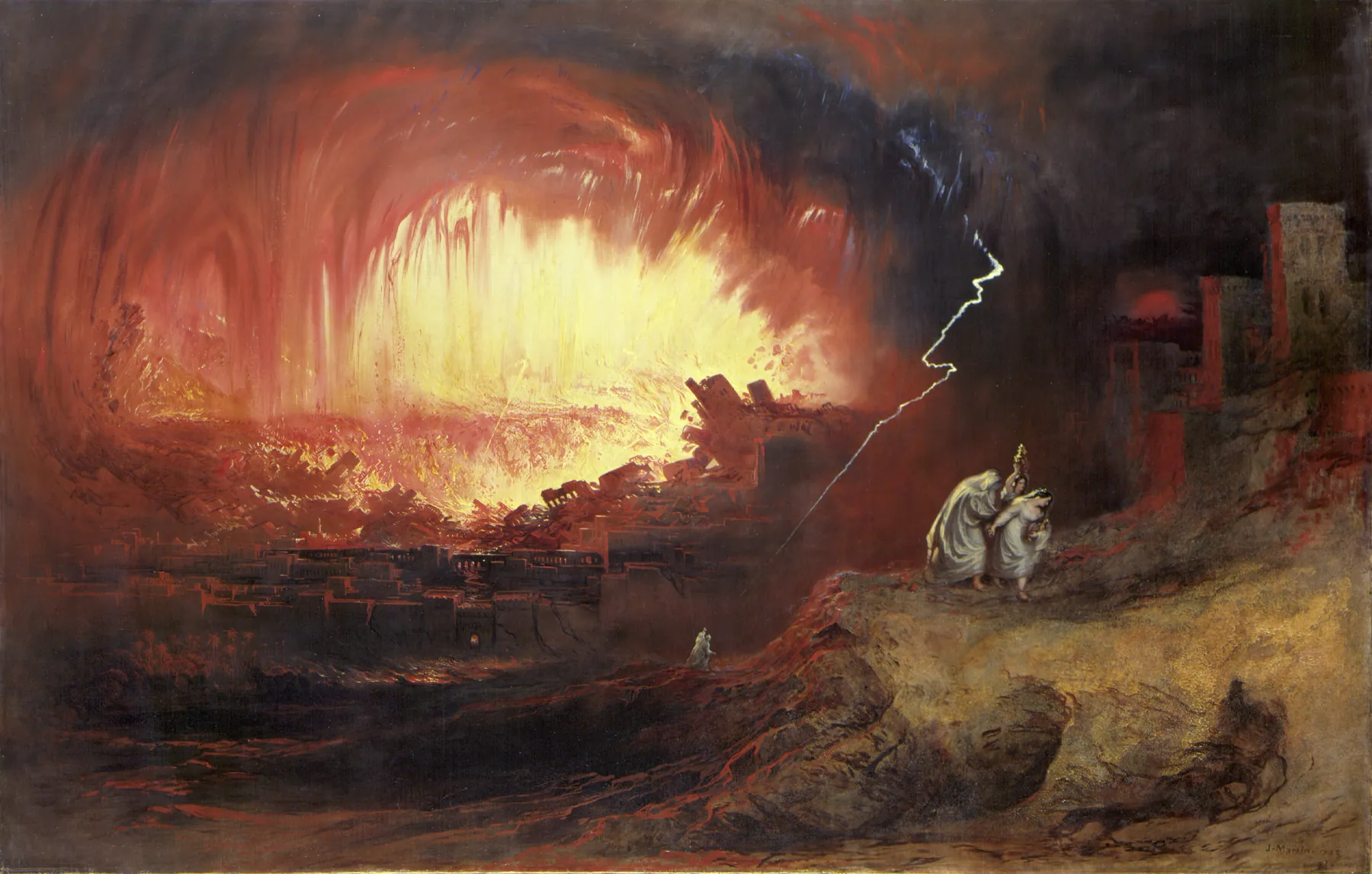 La destrucción de Sodoma y Gomorra, de John Martin