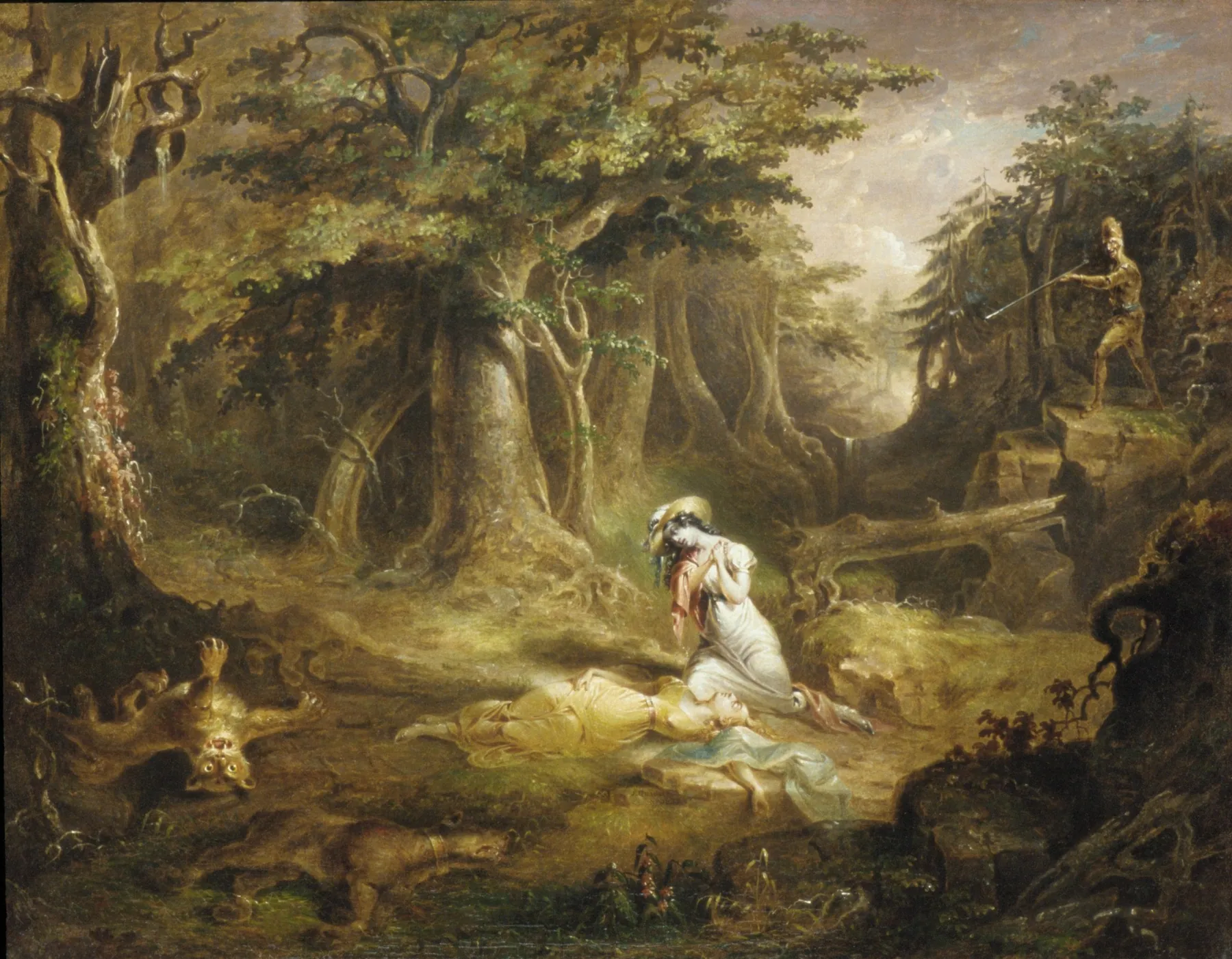 El rescate de Leatherstocking, de John Quidor