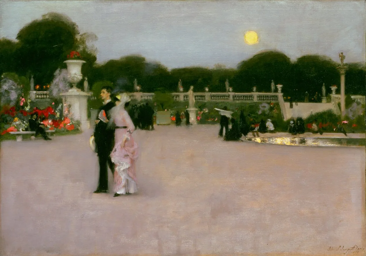 En los Jardines de Luxemburgo, de John Singer Sargent