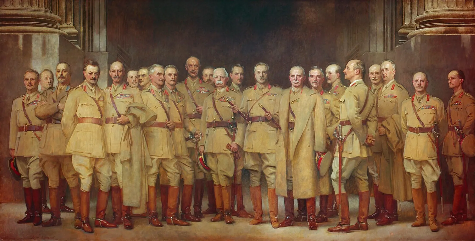 General officers of World War I, de John Singer Sargent
