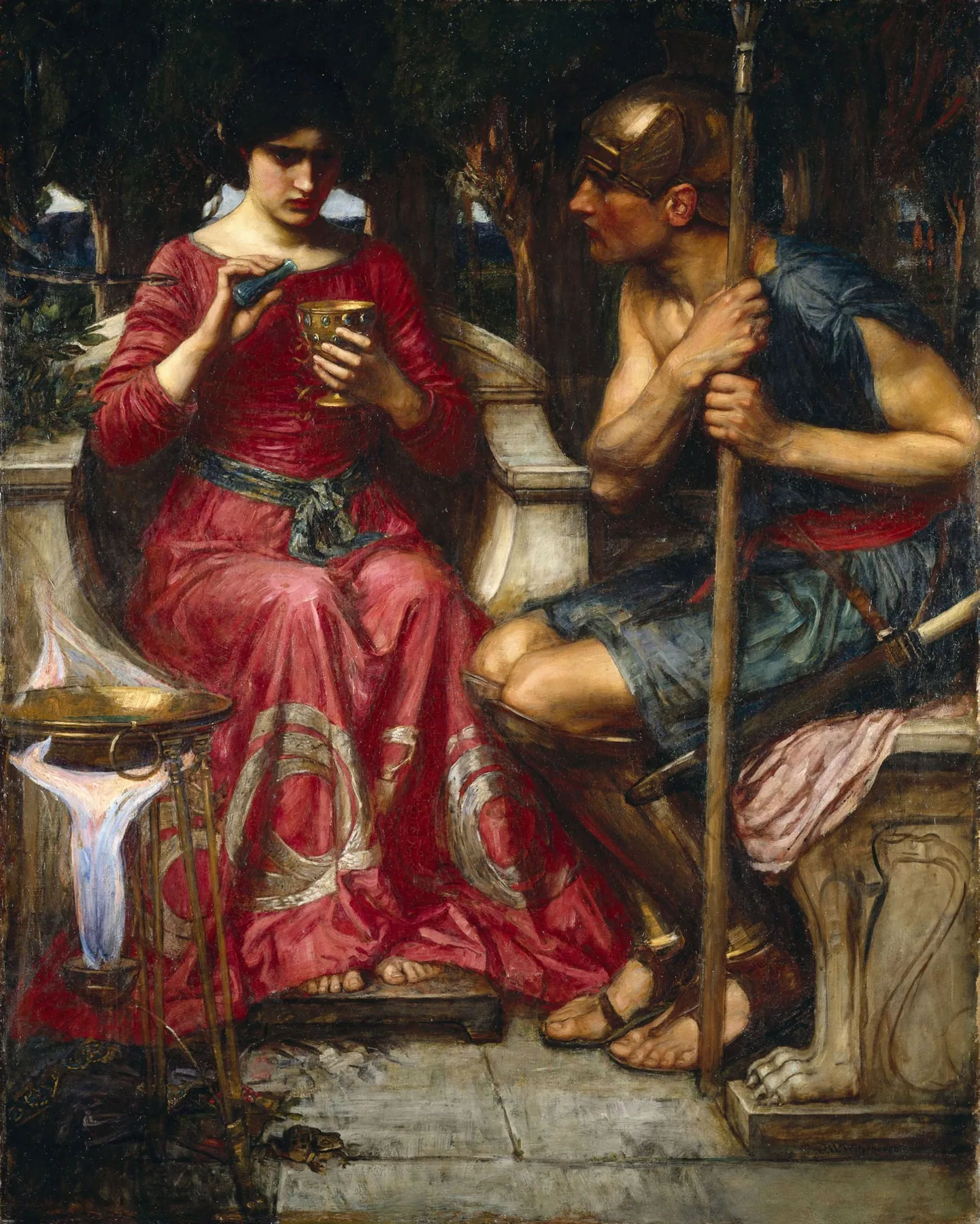 Jasón y Medea, de John William Waterhouse