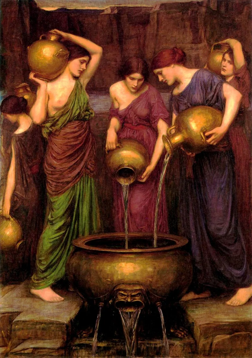 Las Danaides, de John William Waterhouse
