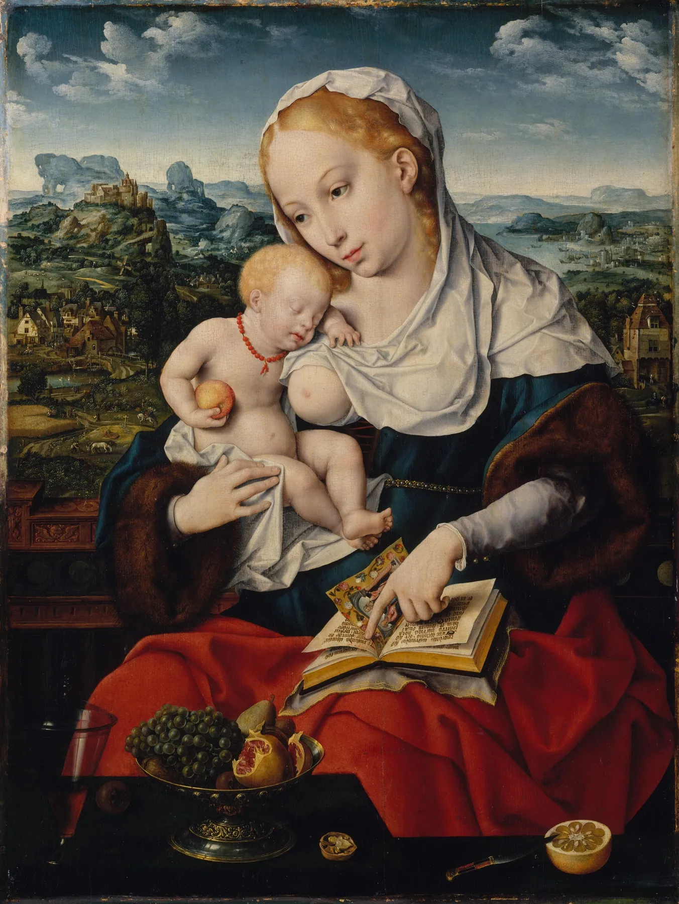 Virgen con el Niño, de Joos van Cleve