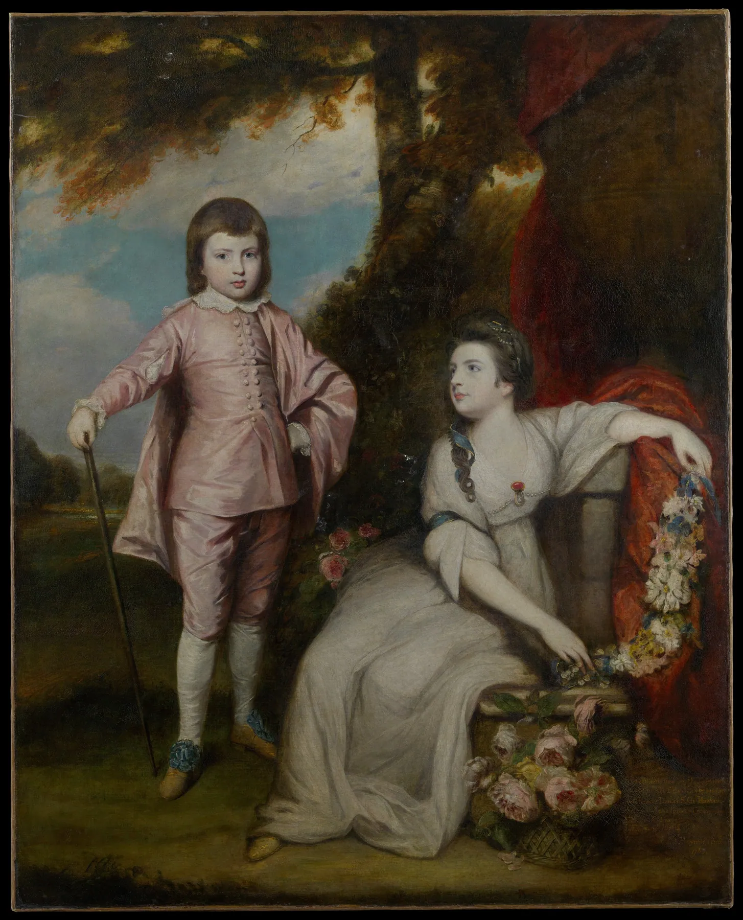 George Capel, vizconde Malden (1757–1839), y Lady Elizabeth Capel (1755–1834), de Joshua Reynolds