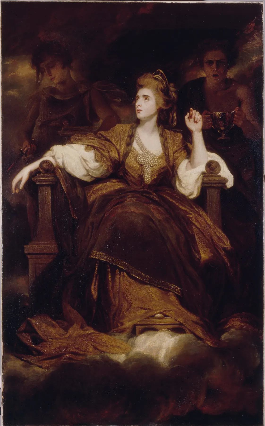 Sra. Siddons como musa trágica, de Joshua Reynolds