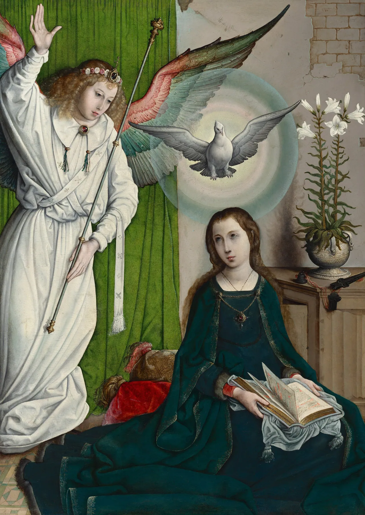 La Anunciación, de Juan de Flandes