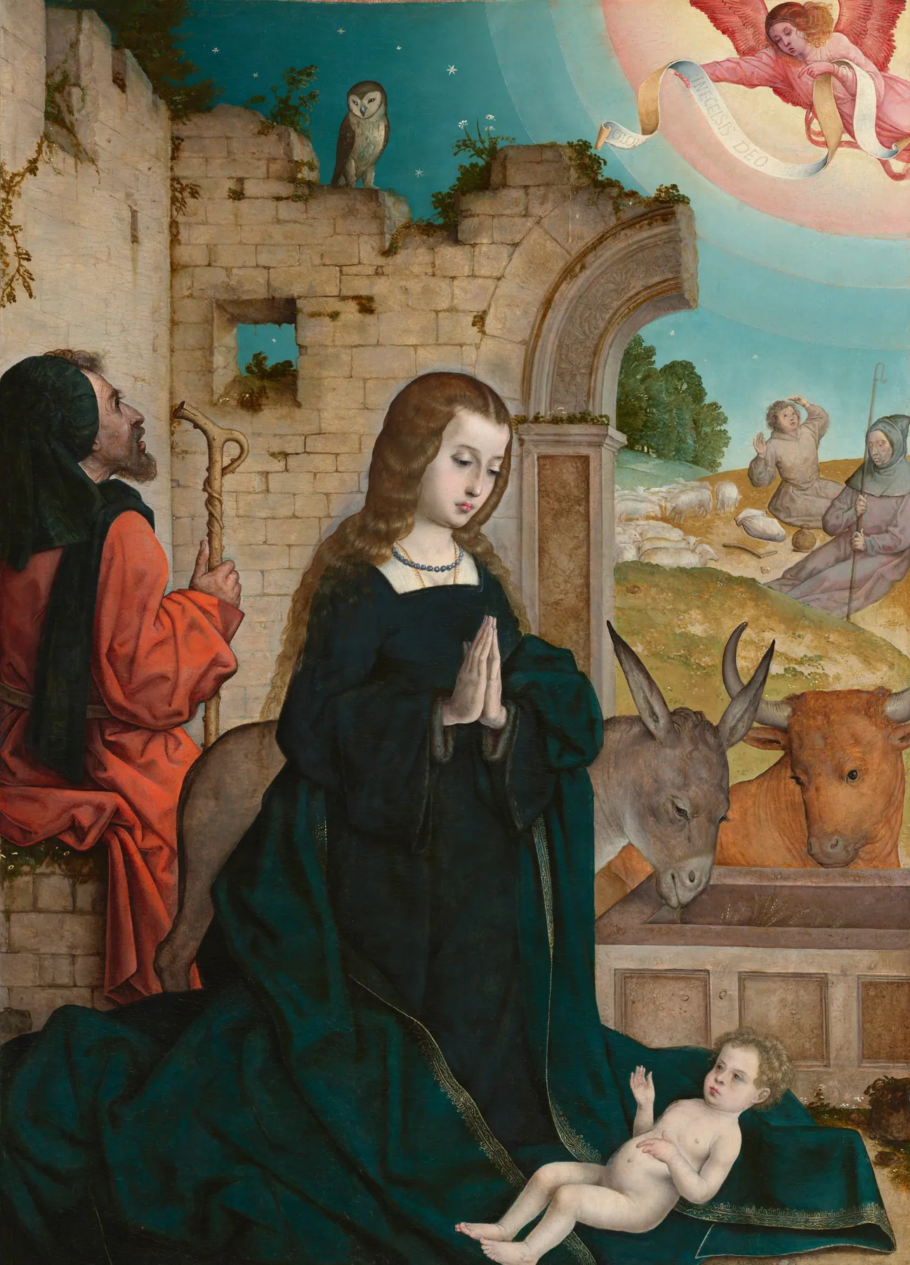 La Natividad, de Juan de Flandes