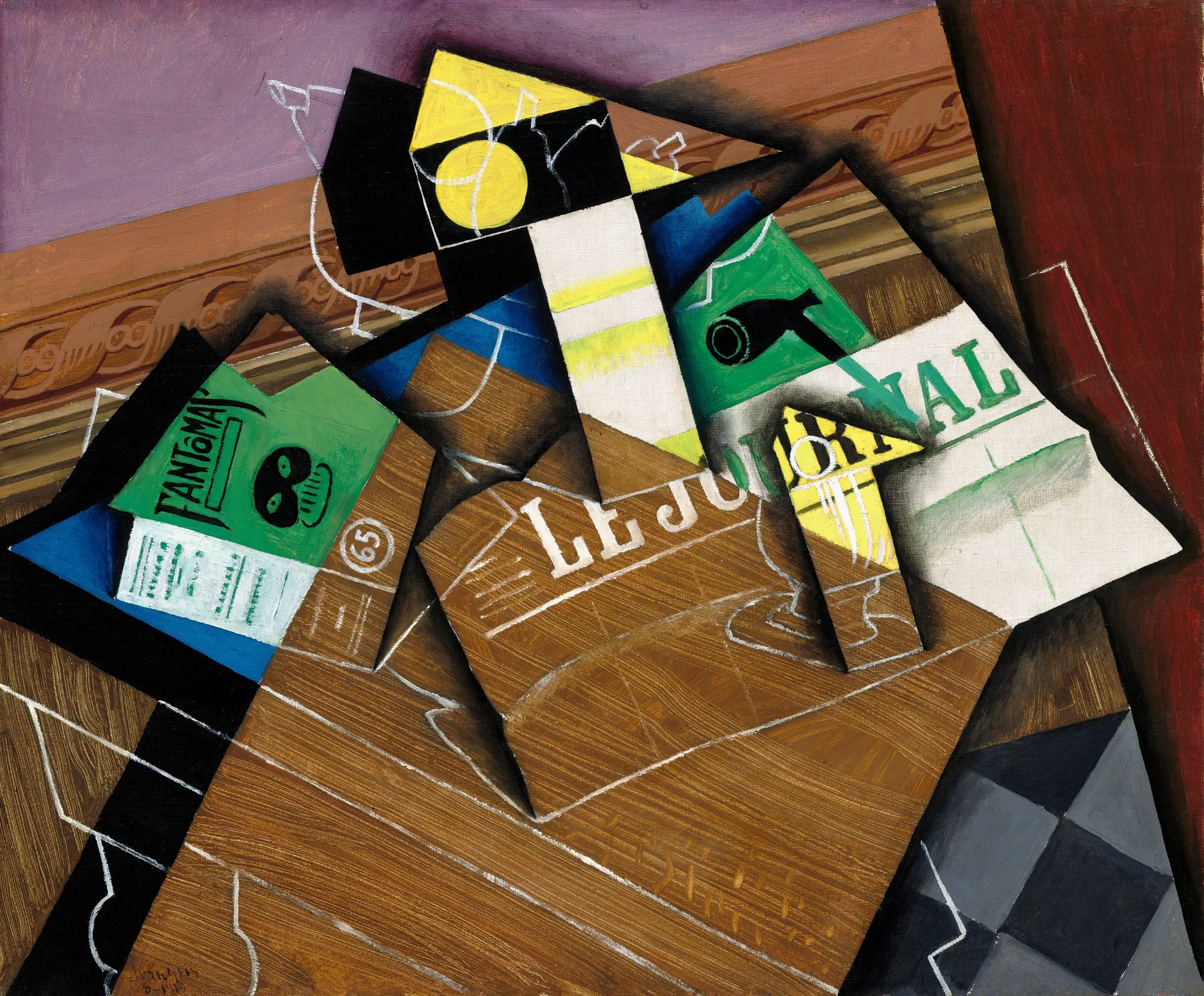 Fantômas, de Juan Gris