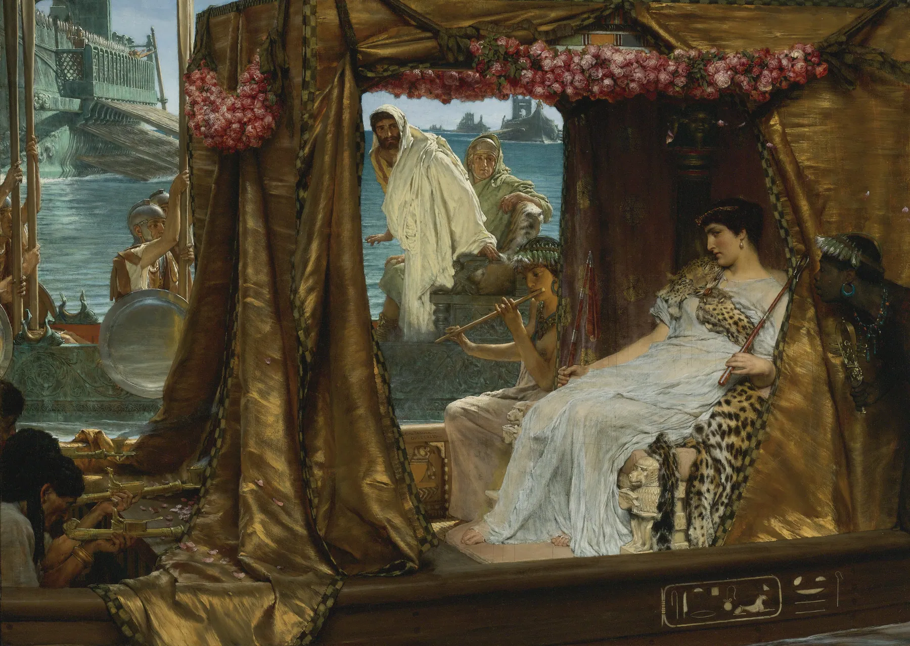 Antony y Cleopatra, de Lawrence Alma-Tadema