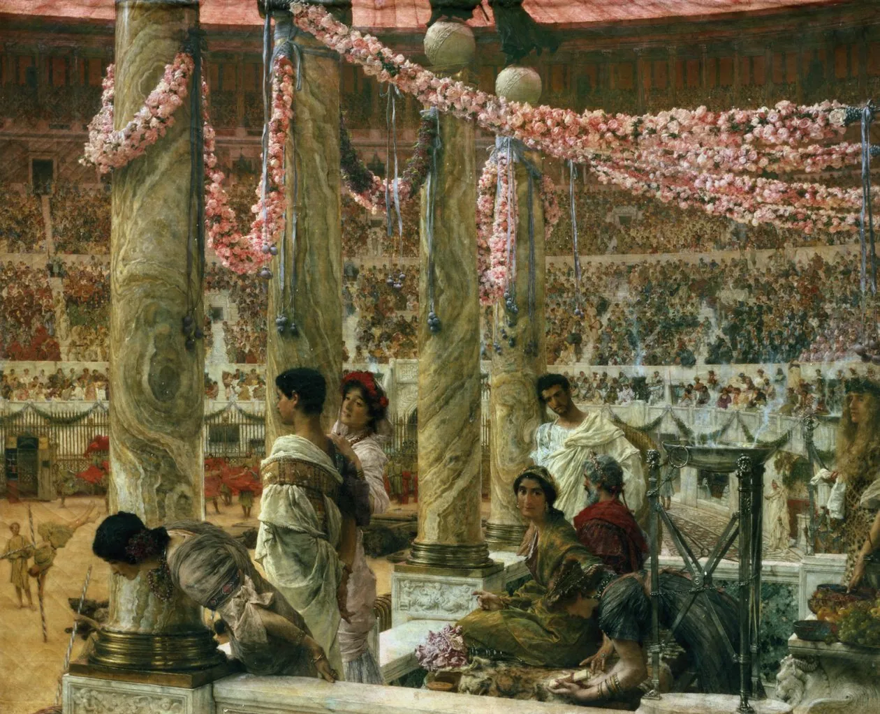 Caracalla y Geta, de Lawrence Alma-Tadema