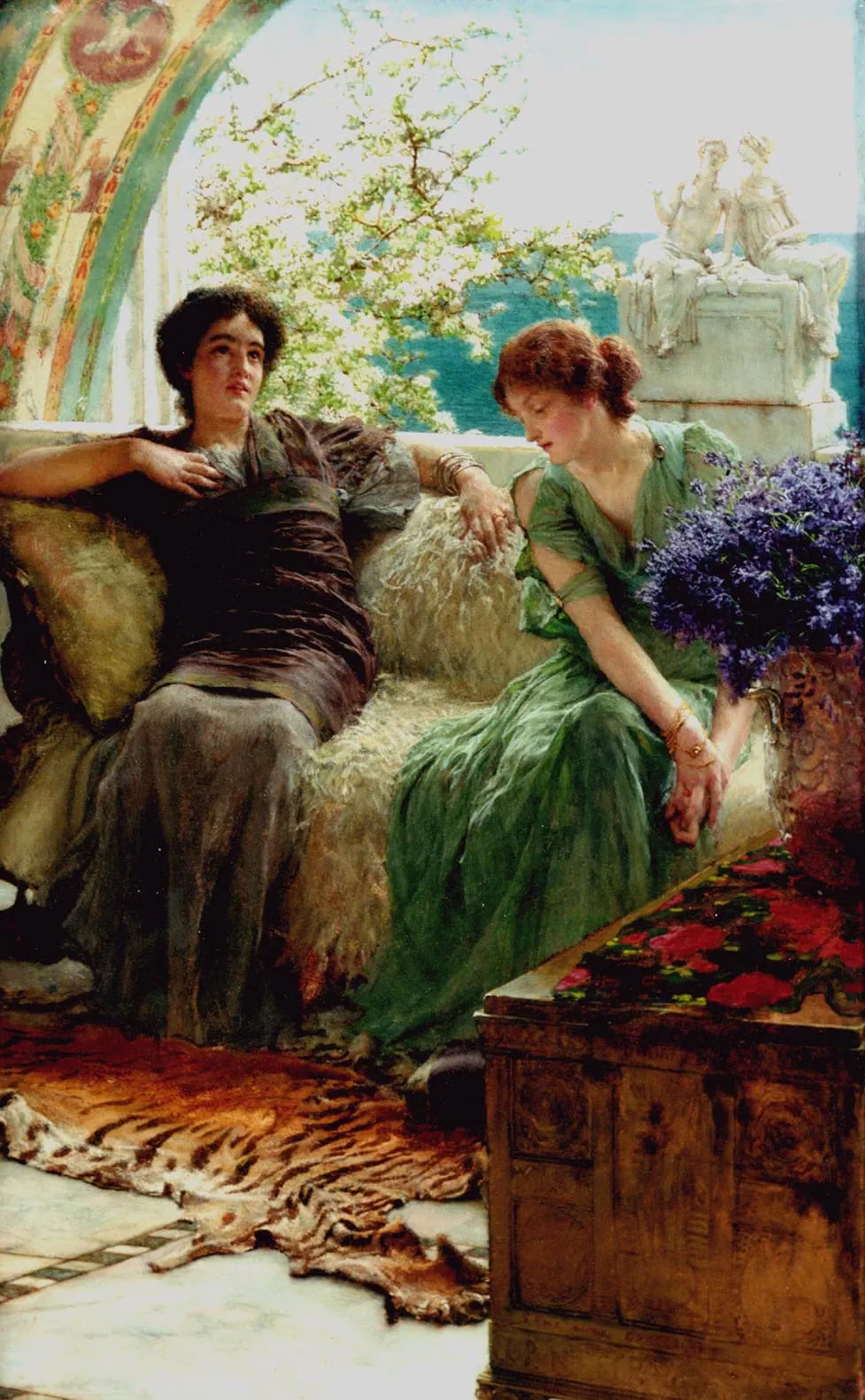 Confidencias infructuosas, de Lawrence Alma-Tadema