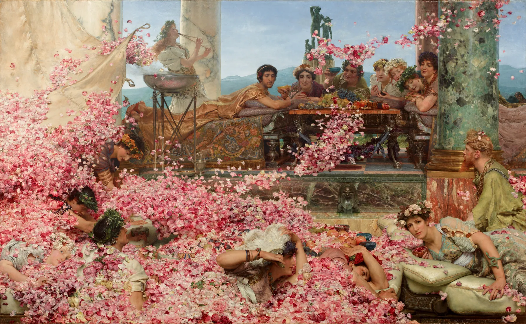 Las rosas de Heliogábalo, de Lawrence Alma-Tadema