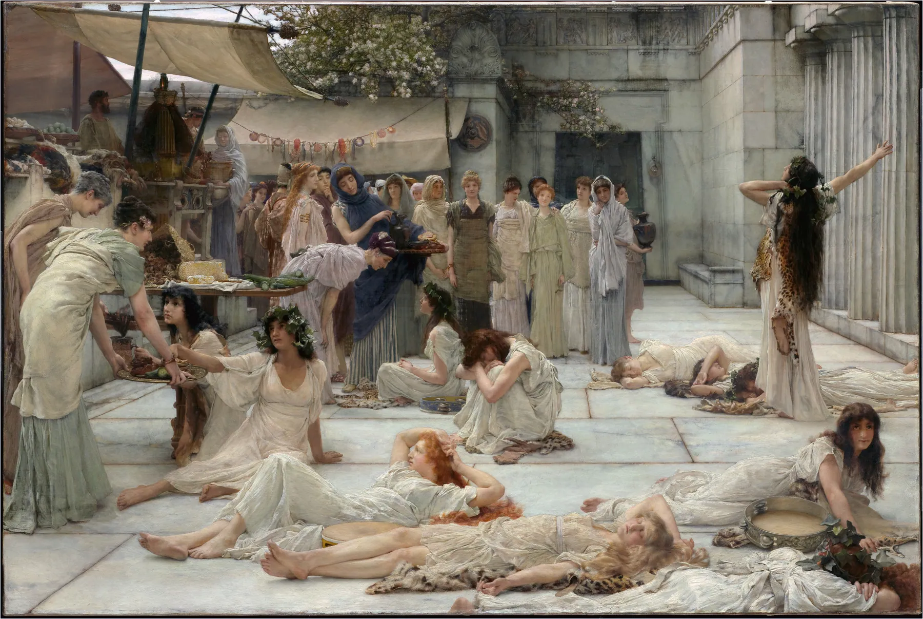 Mujeres de Amphissa, de Lawrence Alma-Tadema