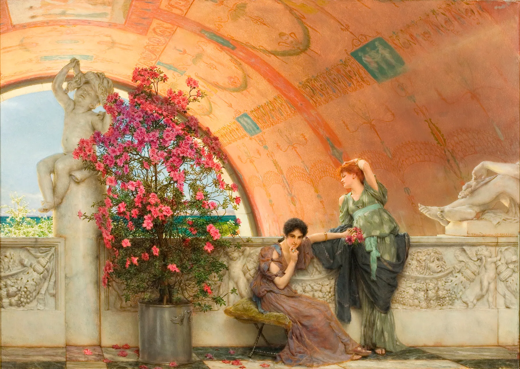 Perspectiva inconsciente, de Lawrence Alma-Tadema