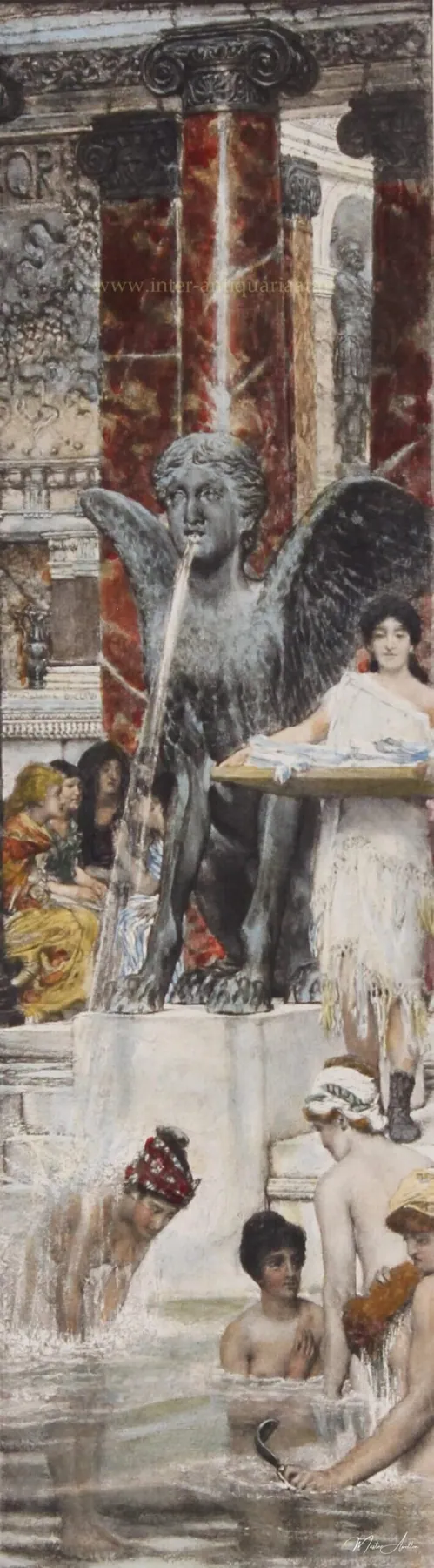 Un baño romano, de Lawrence Alma-Tadema