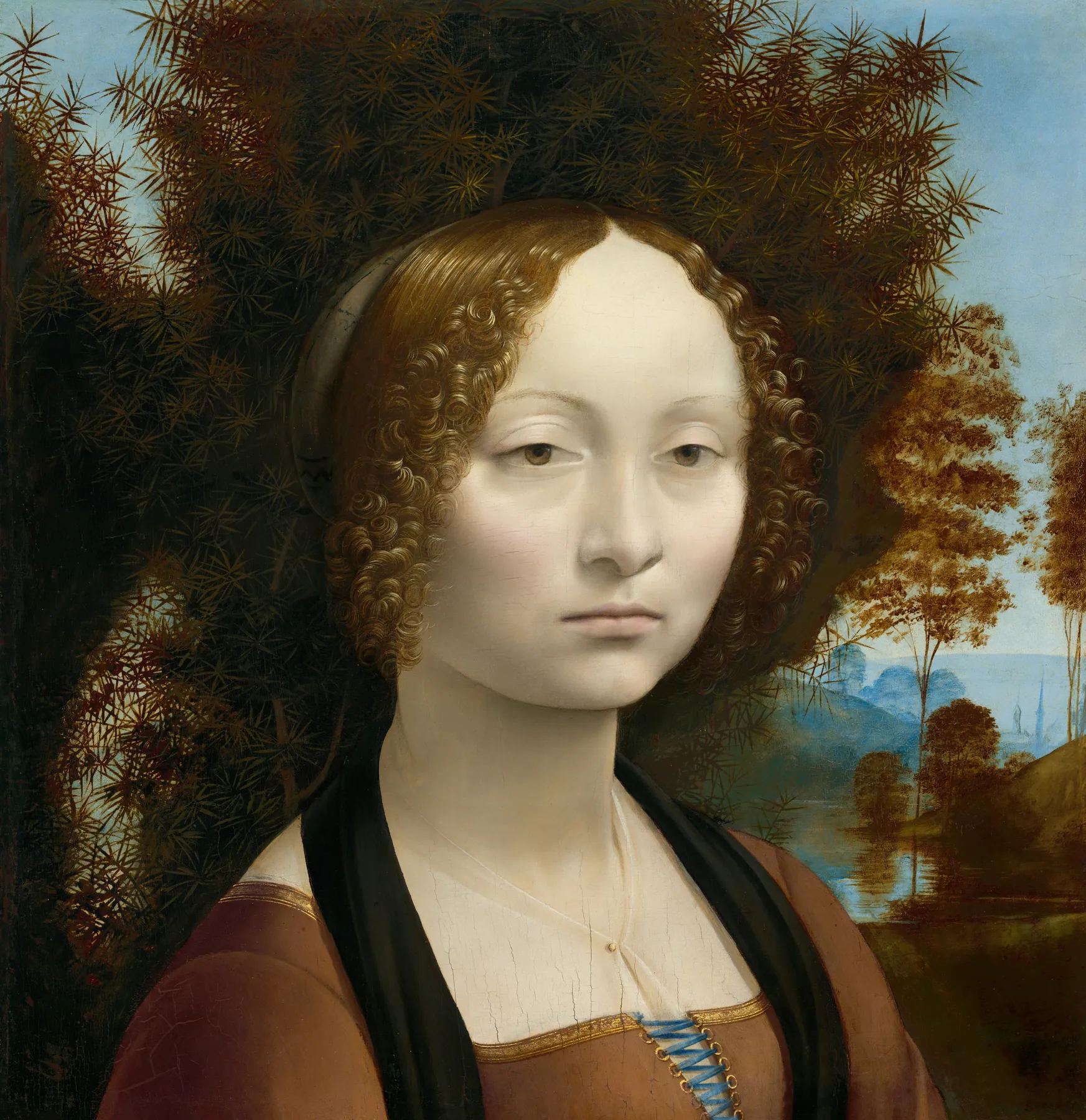 Ginevra de' Benci, de Leonardo da Vinci