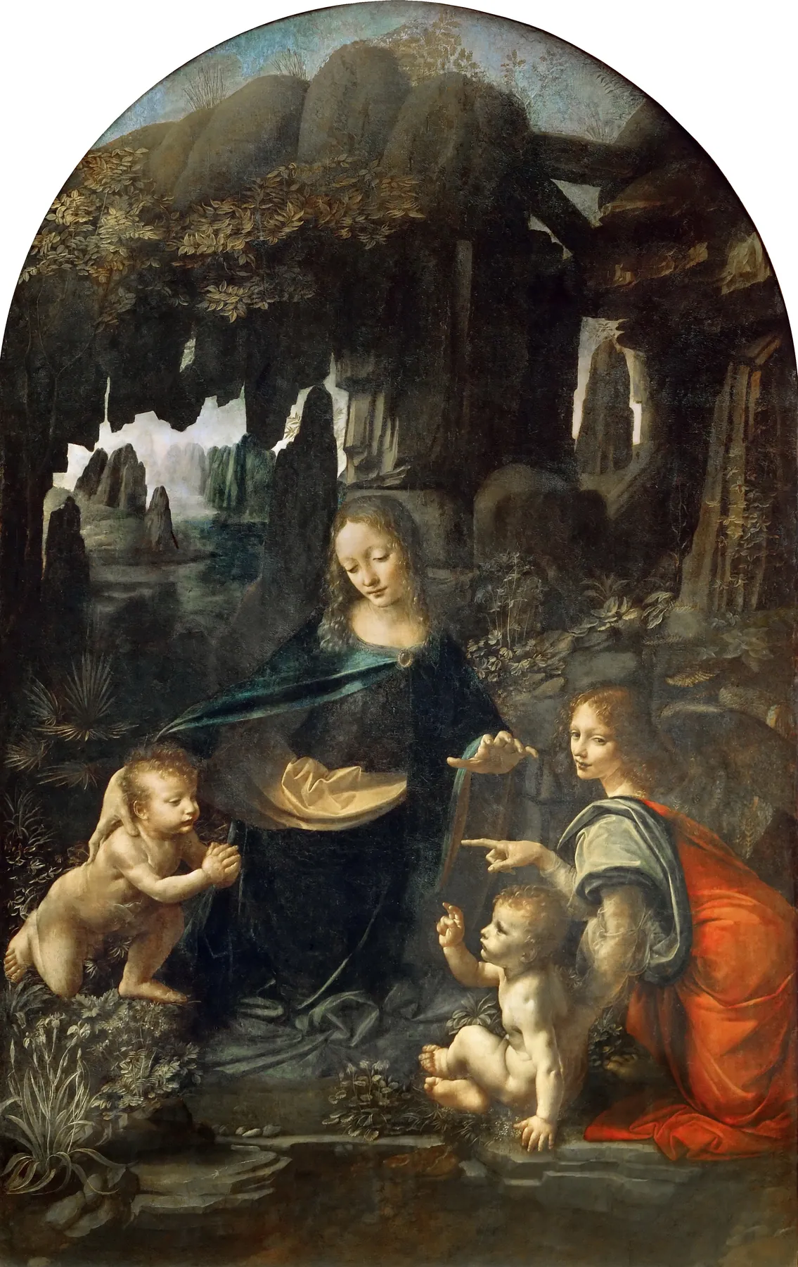 La Virgen de las Rocas, de Leonardo da Vinci