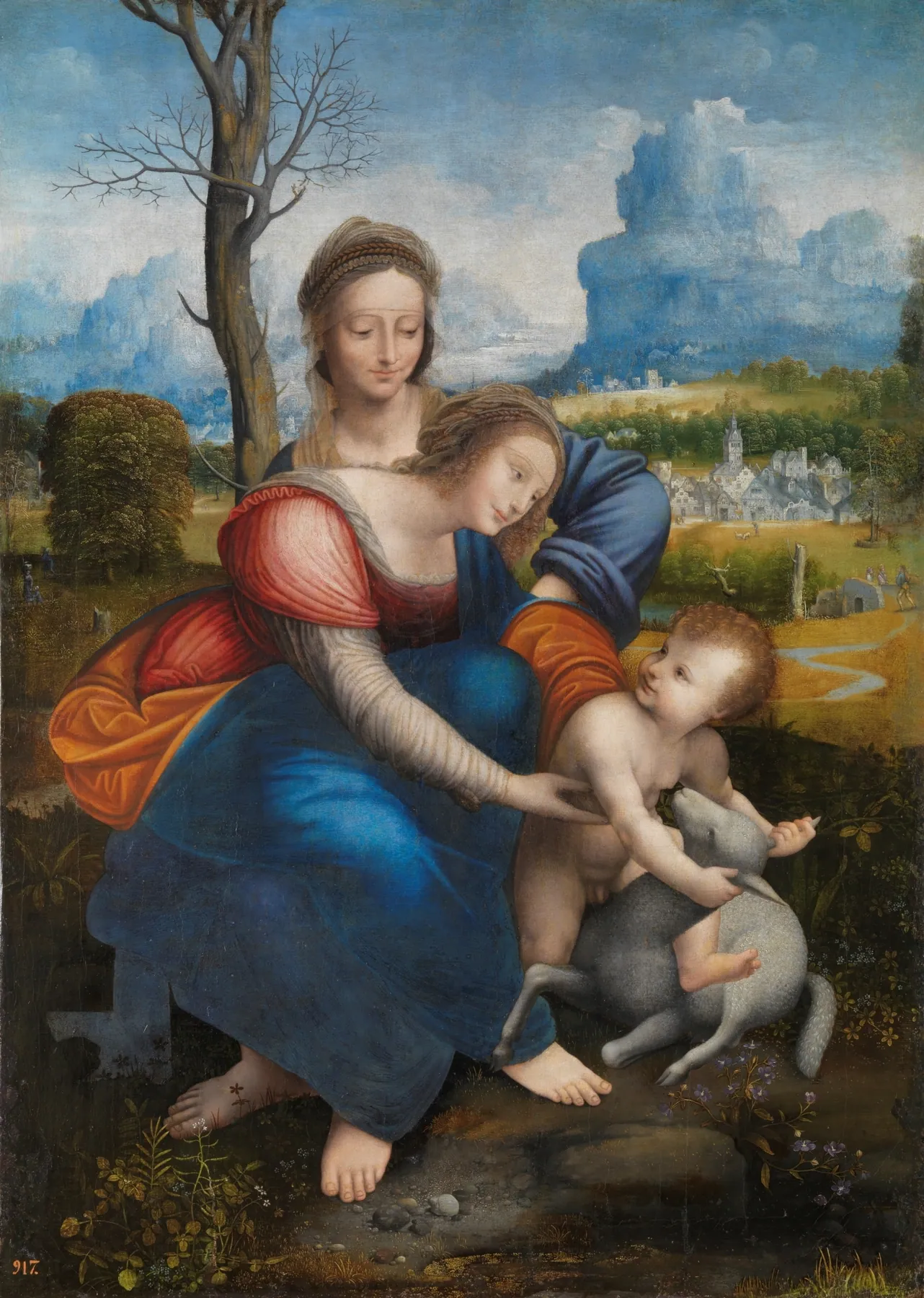 Virgen con el Niño y Santa Ana, de Leonardo da Vinci