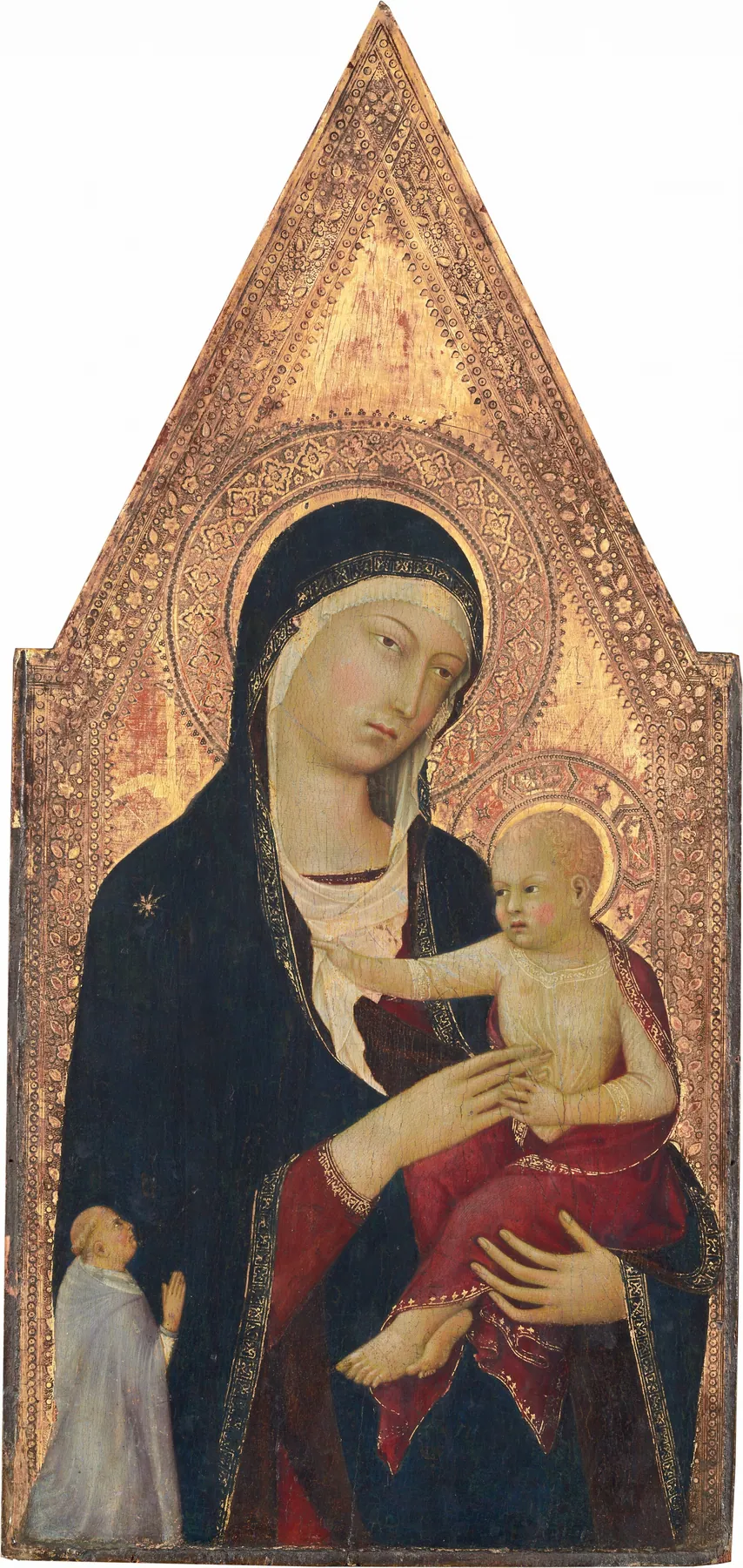 La Virgen con el Niño y un donante, de Lippo Memmi