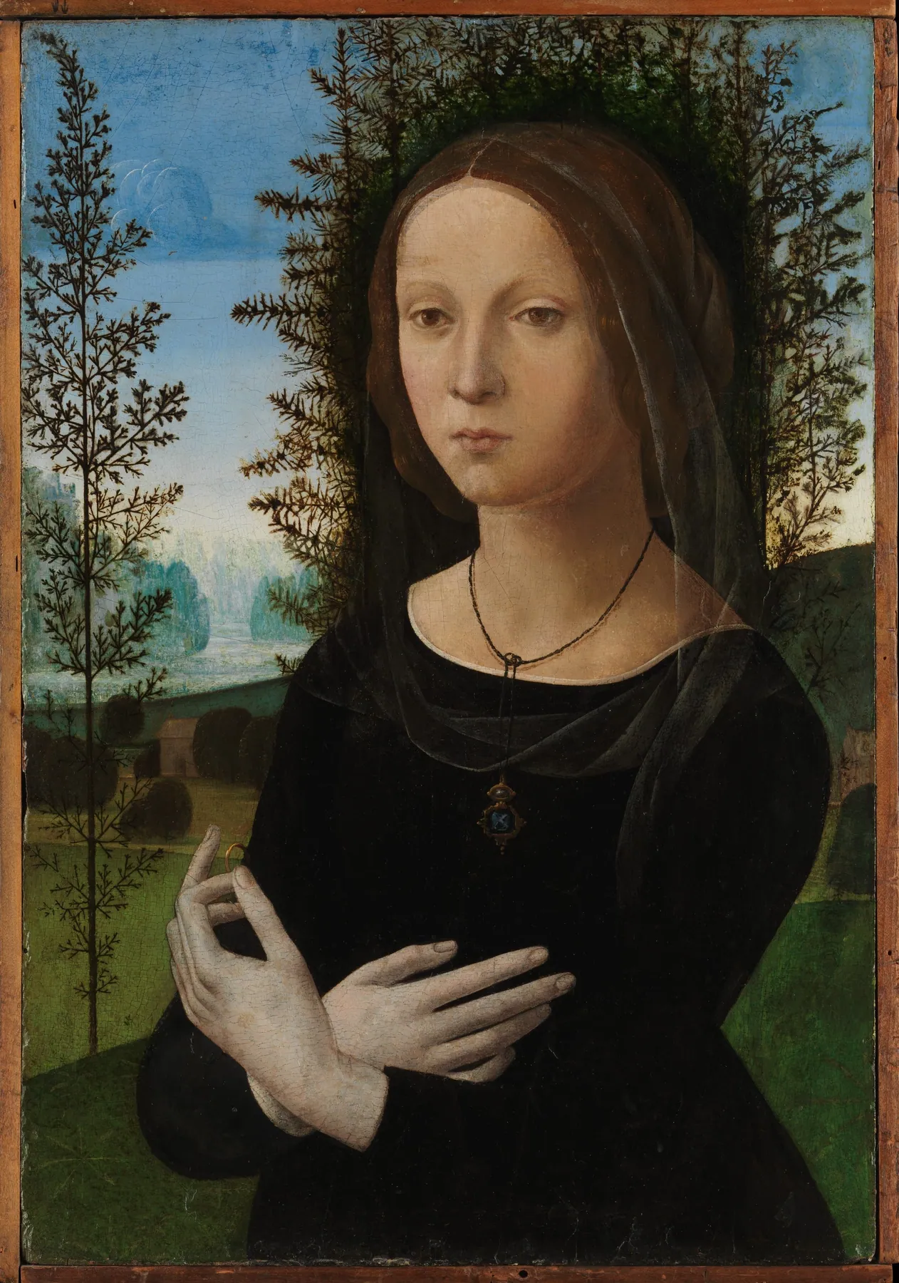 Retrato de una joven, de Lorenzo di Credi
