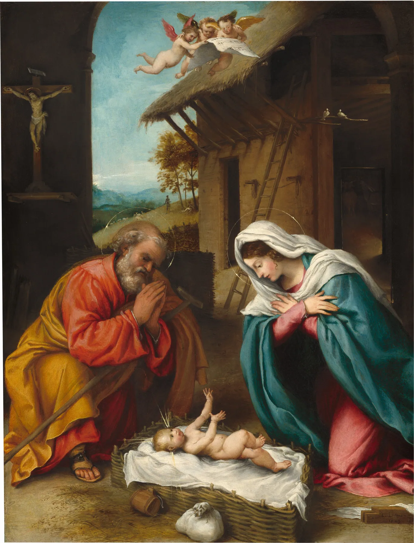 La Natividad, de Lorenzo Lotto