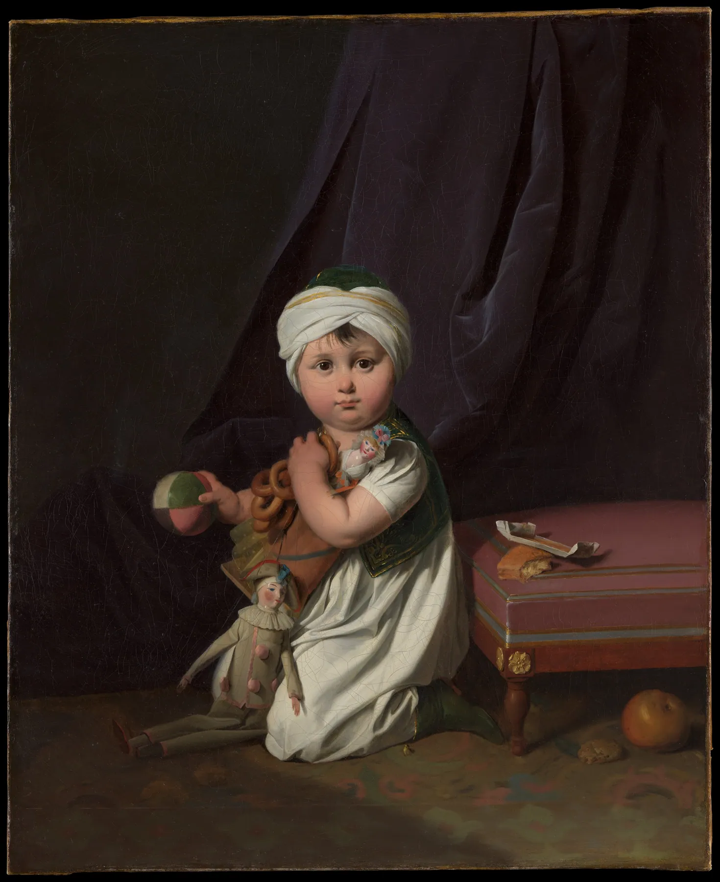 Retrato de un niño, de Louis Léopold Boilly